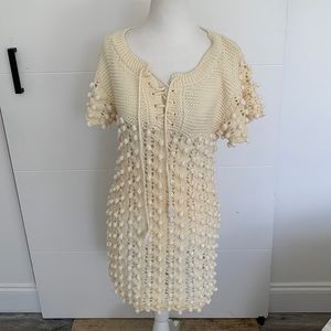 Rebecca Taylor butter cream knit dress